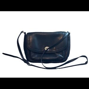 Coach Ridgefield Flap black leather crossbody